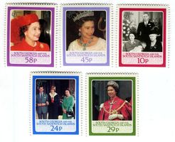 Briefmarken "Königin Elisabeth II." Südgeorgien und die Südl
