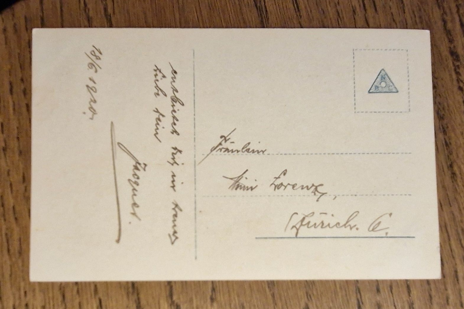 Cartoline: Geburtstagskarte 1920 – Usato da Ebikon venduto da Donar50 1