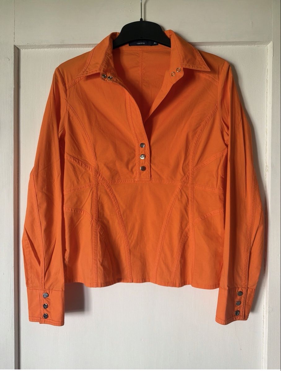 Blusen: Damen Bluse Cortefiel orange Grösse 40 – Neu (gemäss Beschreibung) aus Brunnen von Sandy_closet1