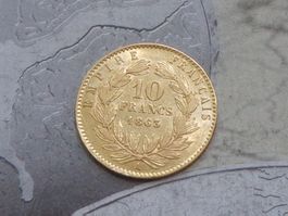 Empire Français 10 Fr. 1863 A "Napoléon III - tête laurée"