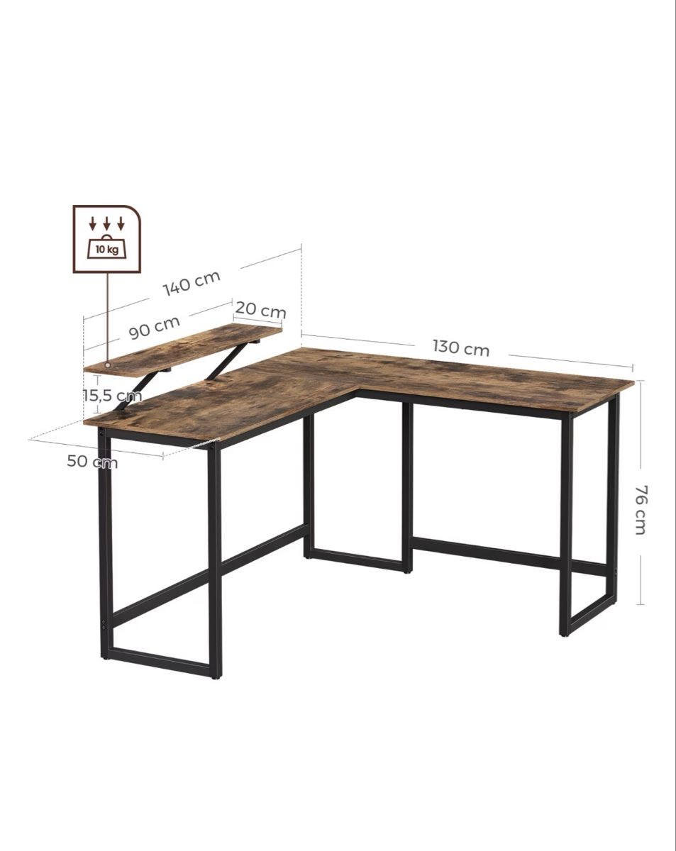 Bureaux: Eckschreibtisch braun – D'occasion à Winterthur par zim_6bsw 2