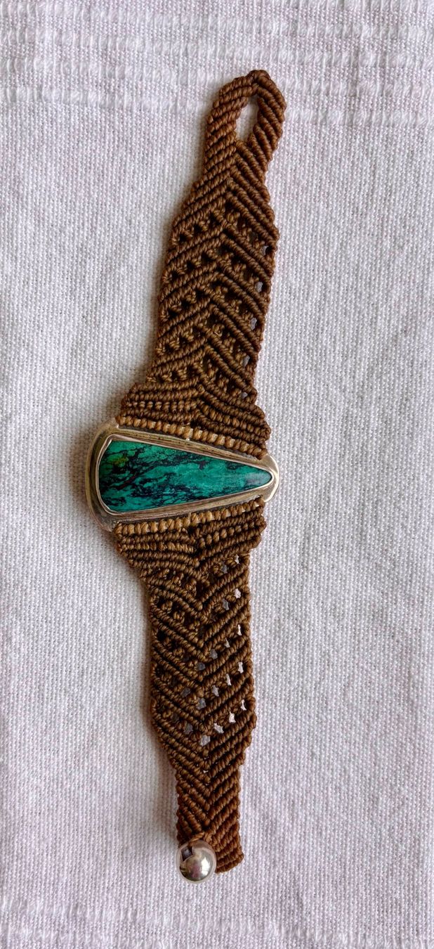 Bracciali & Braccialetti: Markamee Armband aus echtem Silber und Türkis, Boho Chic – Usato da Meilen venduto da pekiid