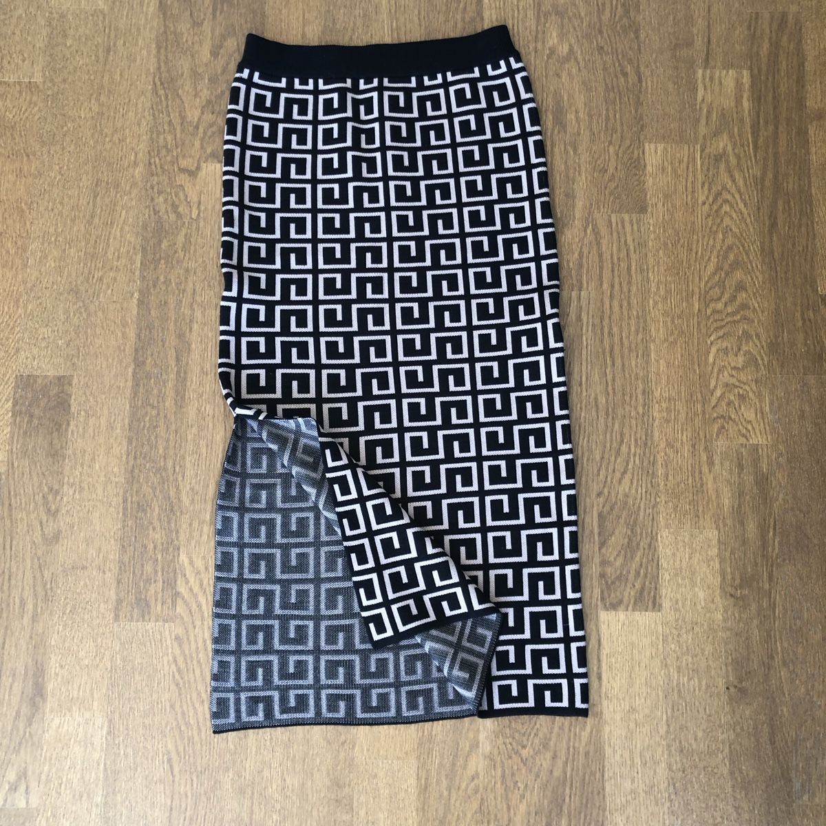 Zebra Gonne: Langer Bleistift Stoff-Rick mit Seitenschlitz – Nuovo (secondo la descrizione) da Gamprin venduto da Minabal 1