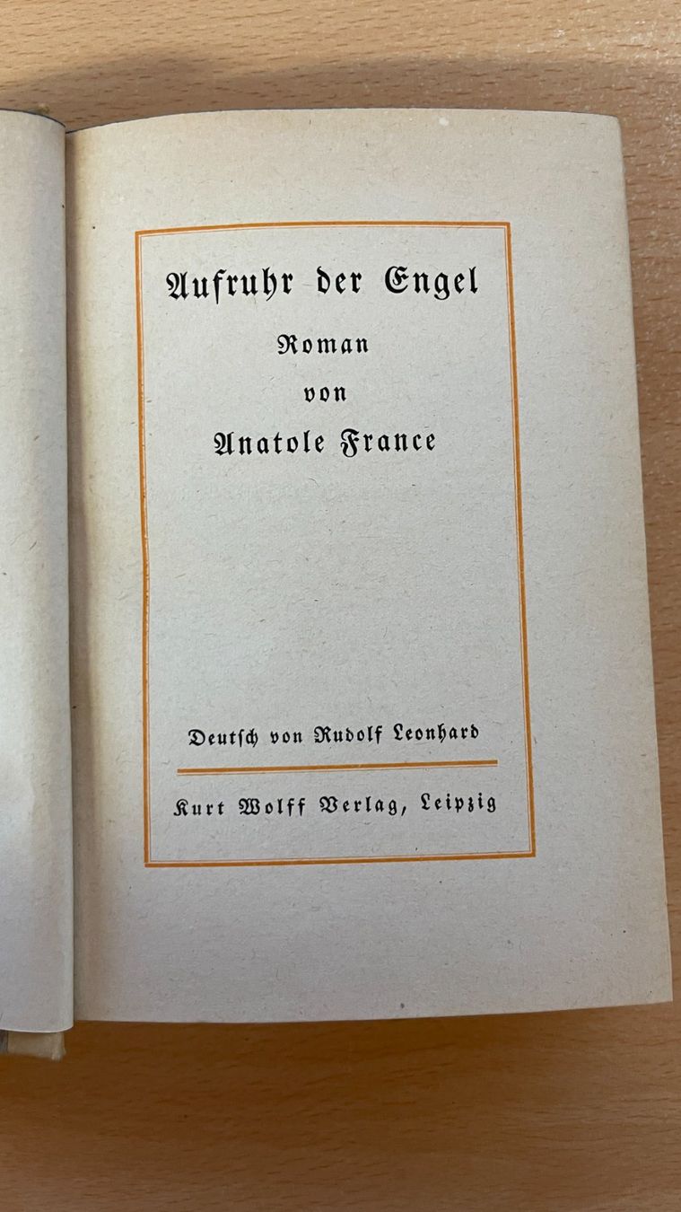 Bücher: Aufruhr der Engel – Gebraucht aus Glattfelden von markweb 1