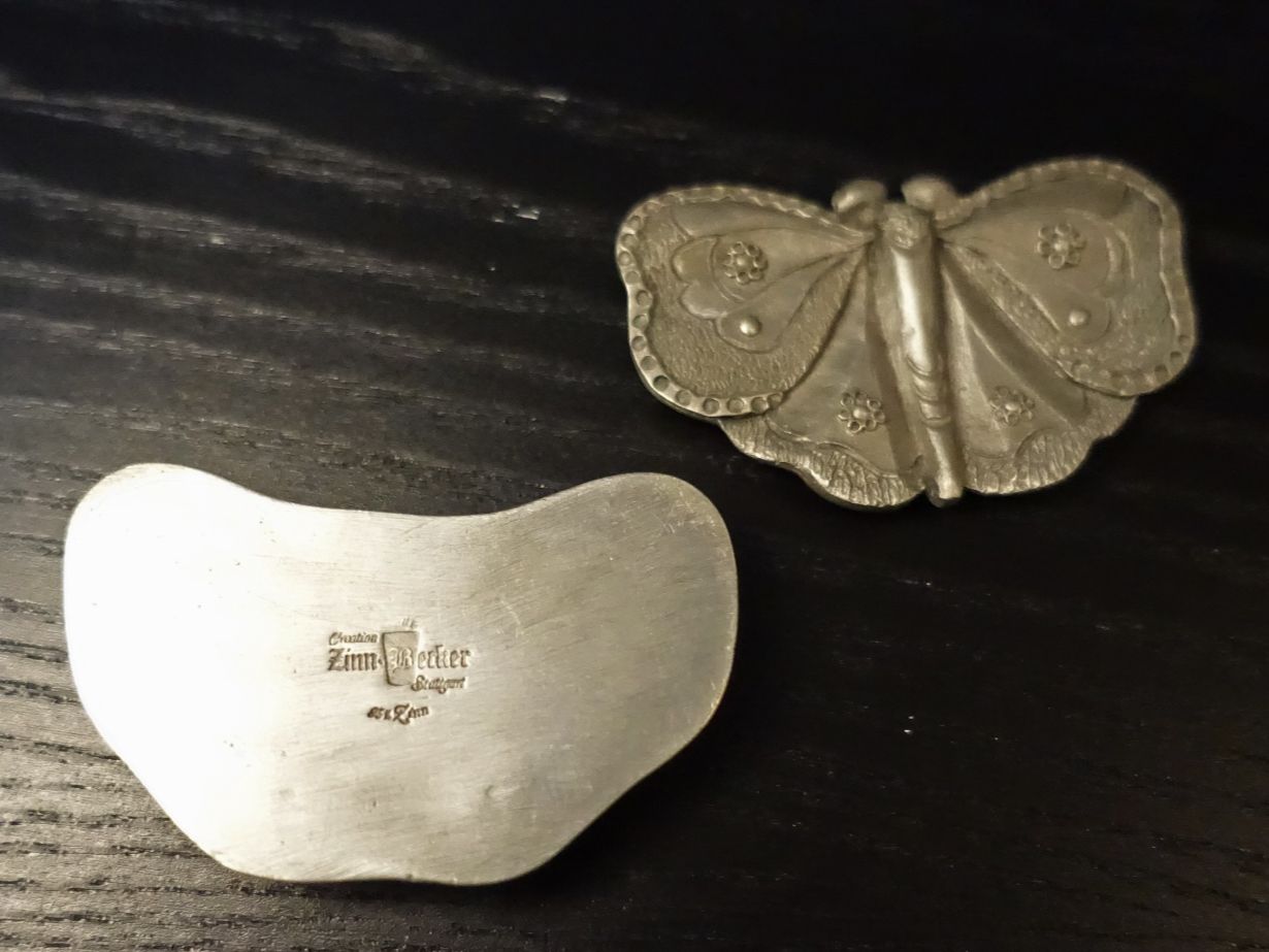 Contenitori & Simili: Zinndose / Dose / Schatuelle Schmetterling – Usato da Russikon venduto da Eulenfeder 6