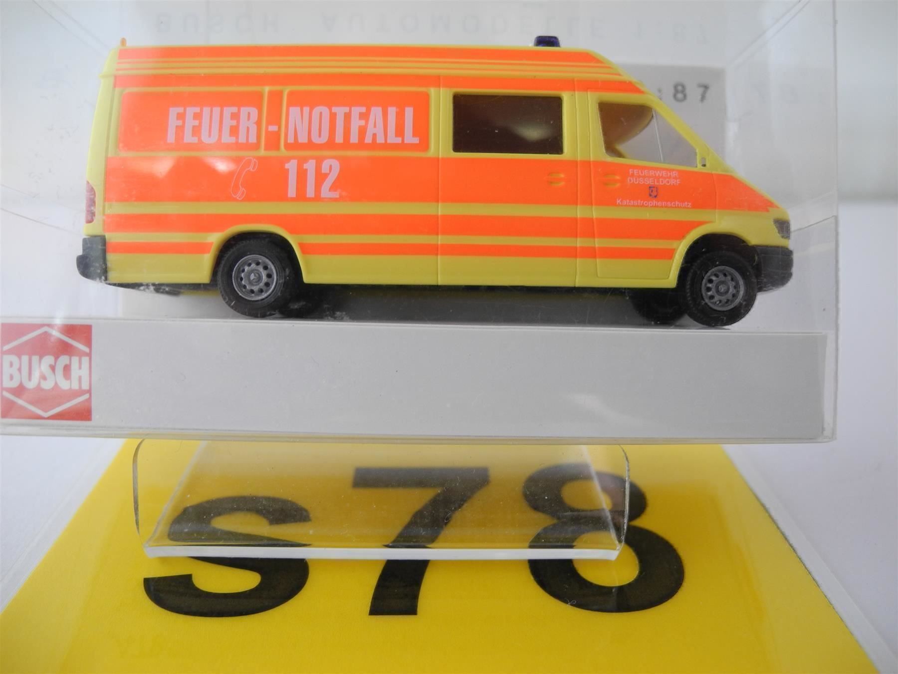 Busch Modellini d'auto: Busch 47827 Mercedes Sprinter, Nr. s78 – Nuovo e nell'imballaggio originale da Kottwil venduto da Crazyrolf