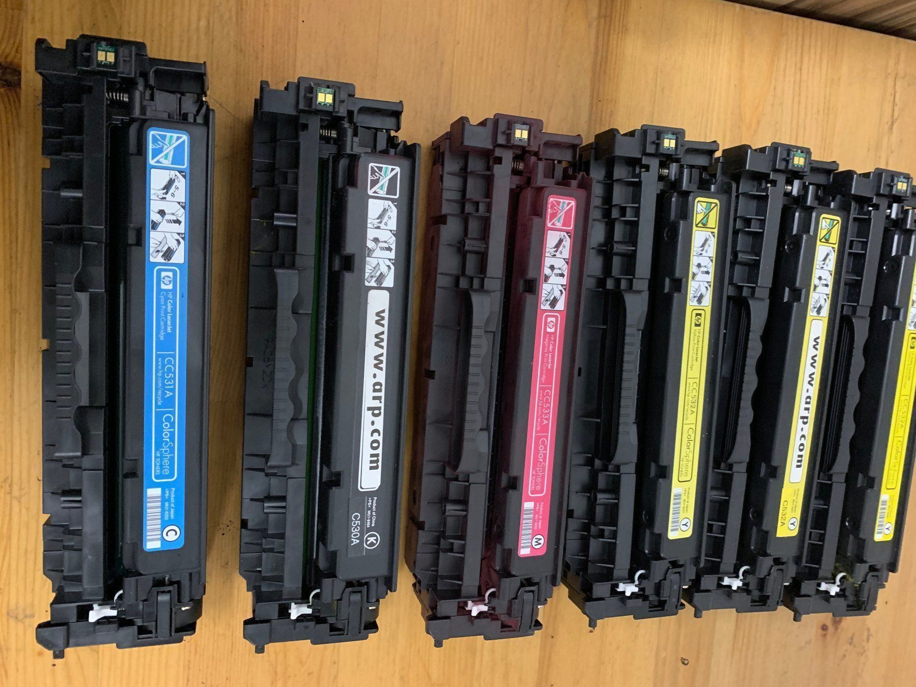 Hewlett Packard Cartucce per stampanti & toner: 6 Leer HP Color Laserjet – Usato da Emmen venduto da newcar4you 5