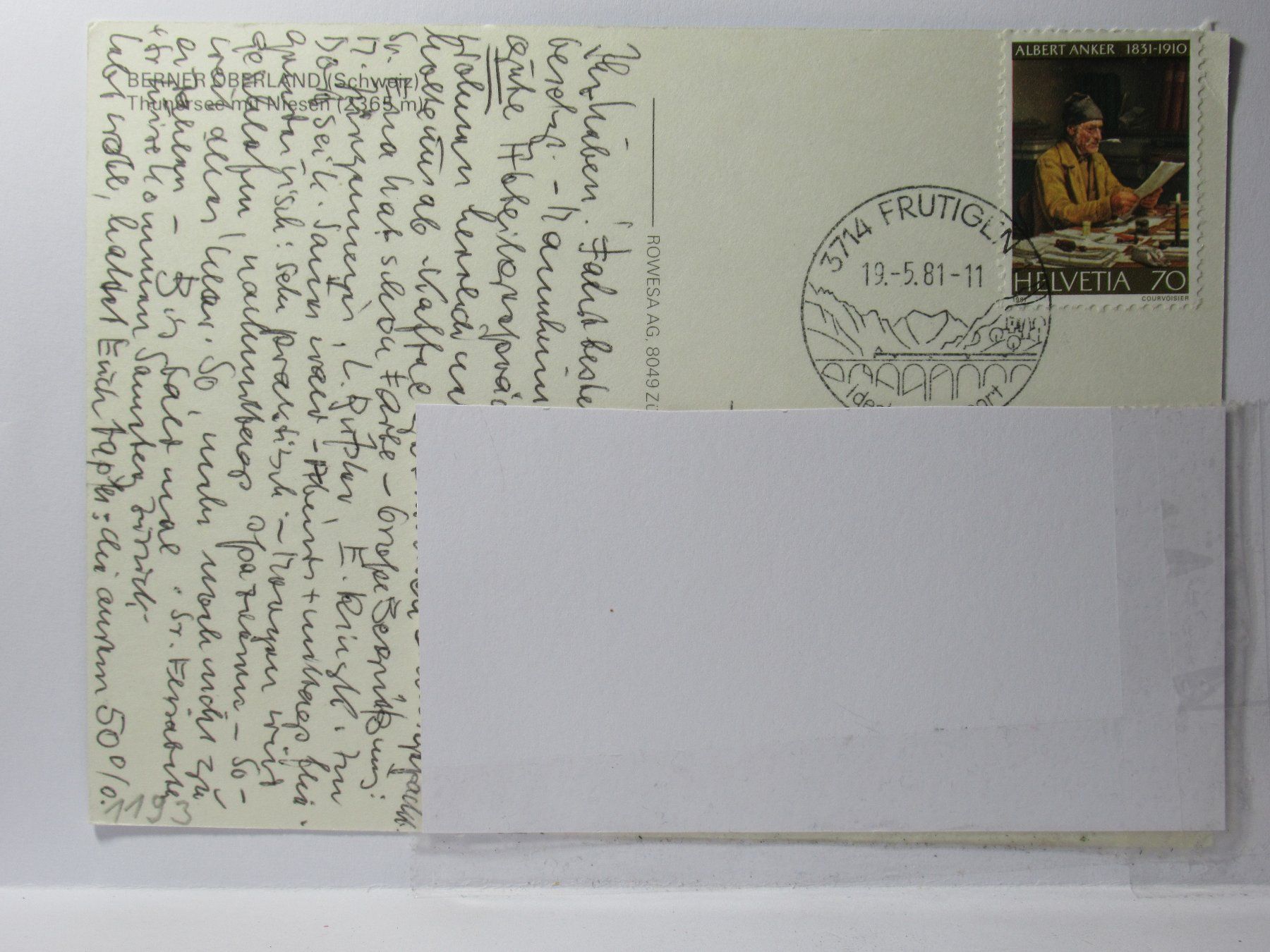 Cartoline postali: Niesen , Thunersee – Usato da Grenchen venduto da frechri 1