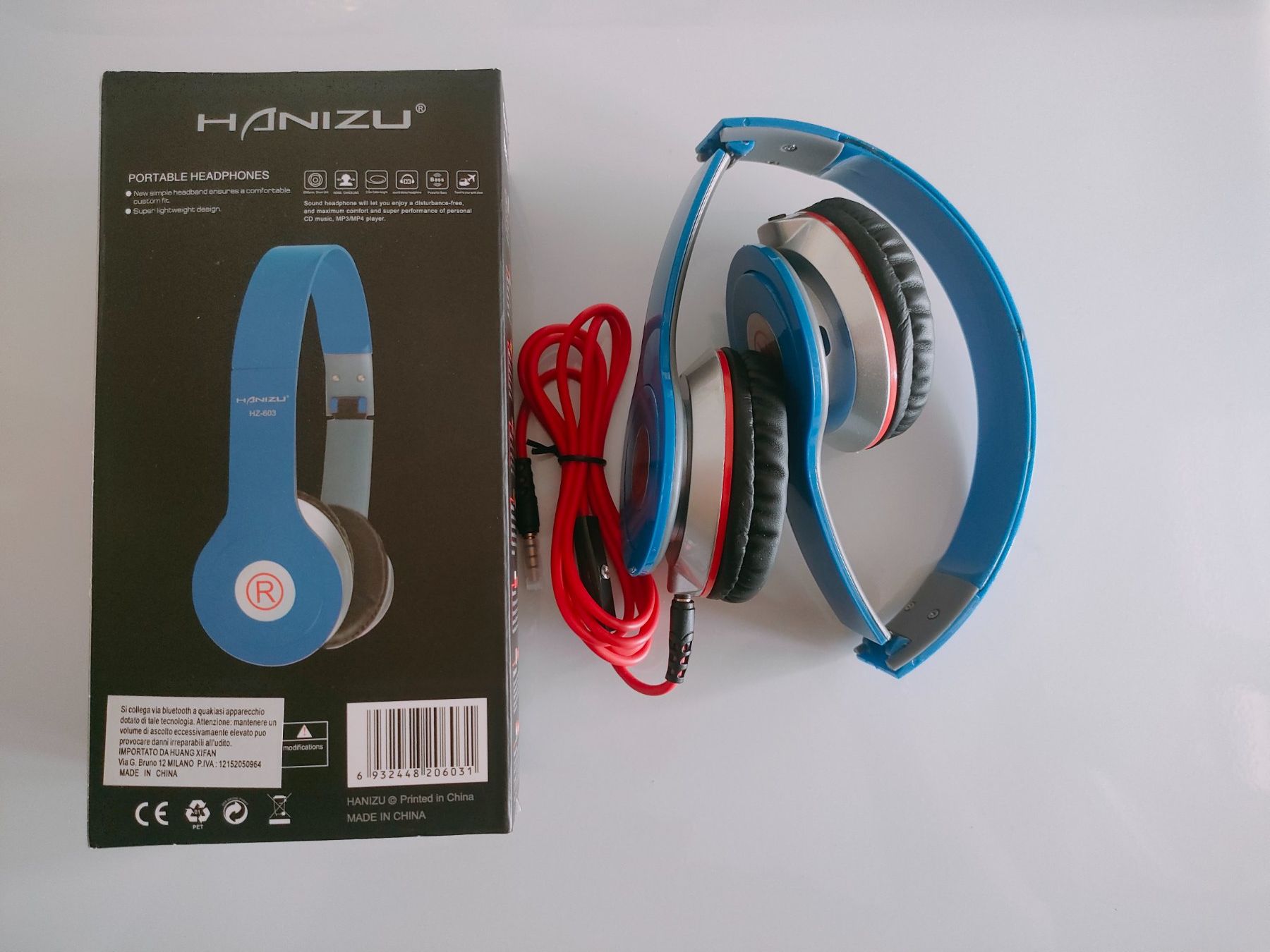 Cuffie: Stereo-Kopfhörer klappbar Hanizu HZ-603 – Nuovo e nell'imballaggio originale da Dietikon venduto da MJ_Sporting 2