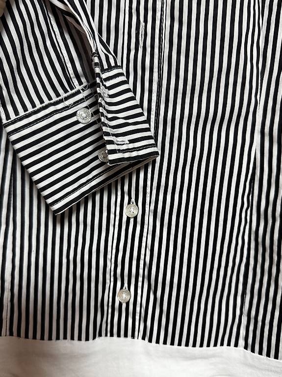 Vero Moda Camicette: Vero Moda, Hemdbluse String, S, gestreift, schwarz-weiss – Usato da Wilen b. Wil venduto da carpediem25 2