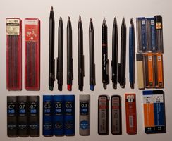 Caran d'Ache Minenhalter + Minen Set, Top Zustand!