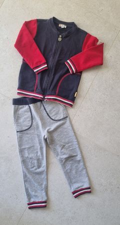 STEIFF Trainingsanzug mit Zipp Hoodie und Hose Gr.104