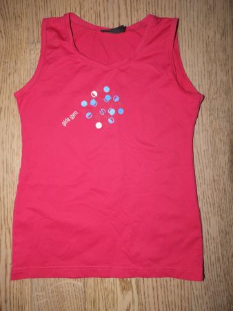 Tanktop pink Grösse 152