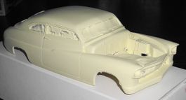 Jimmy Flintstone '49 Mercury Chopped Custom 1:25 Resin body