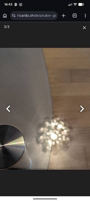 Tavoli: Salontisch aus Glas – Usato da Erlinsbach venduto da Metalqueen 3