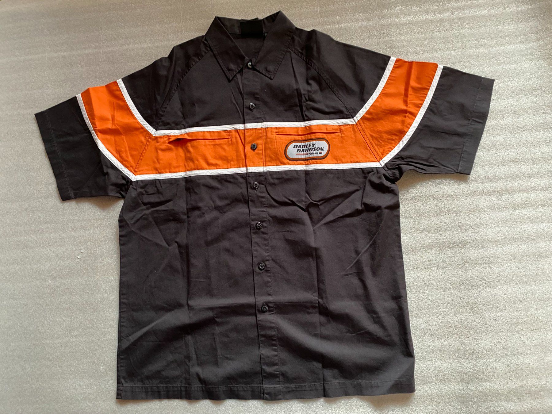 Harley-Davidson Camicie: Harley Davidson Racing Hemd, Grösse Men's M – Nuovo (secondo la descrizione) da Berg TG venduto da Electrolux23