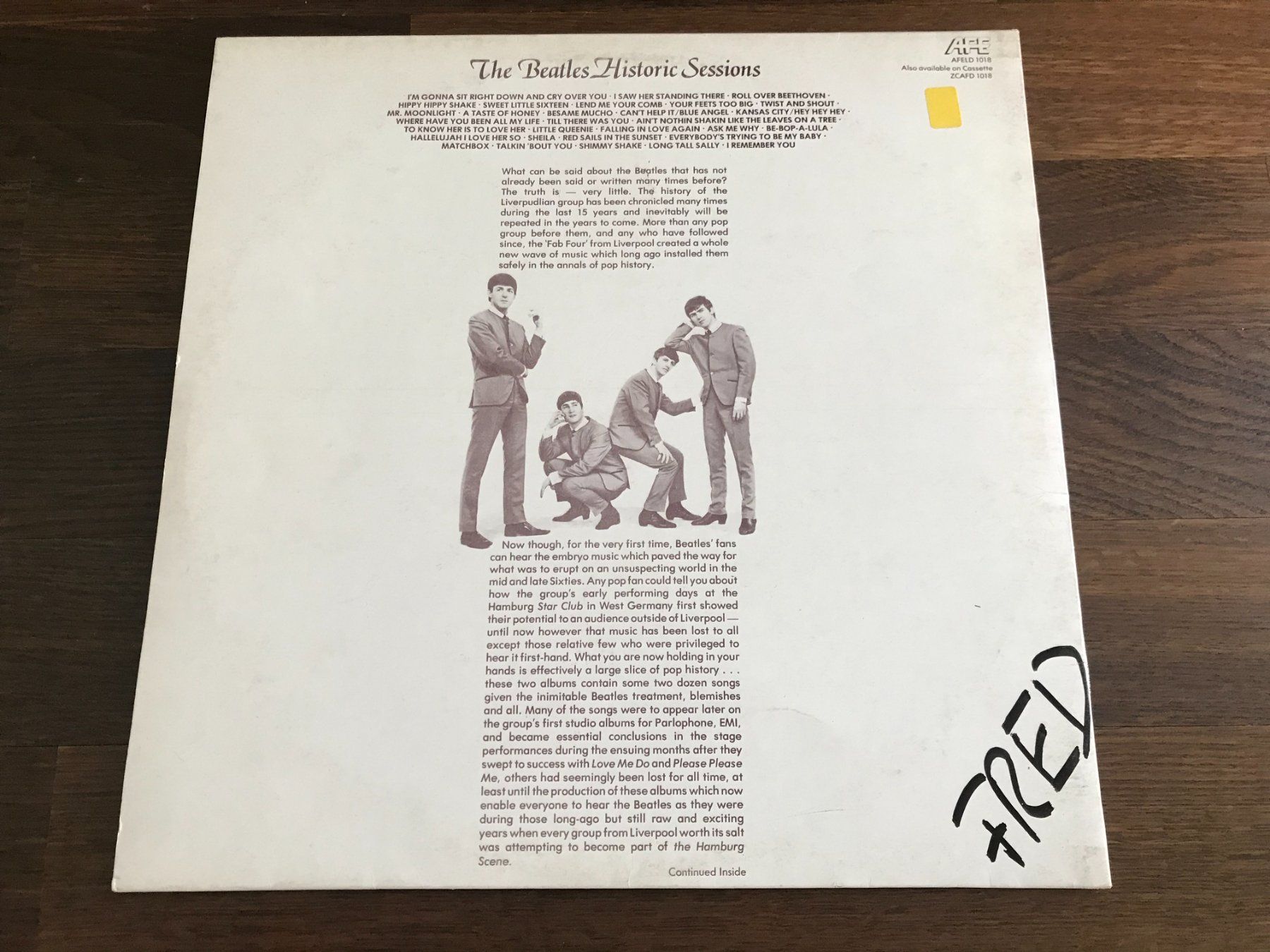 Schallplatten: BEATLES - Historic Sessions - 2Lp – Gebraucht aus Buchs AG von Archie 2