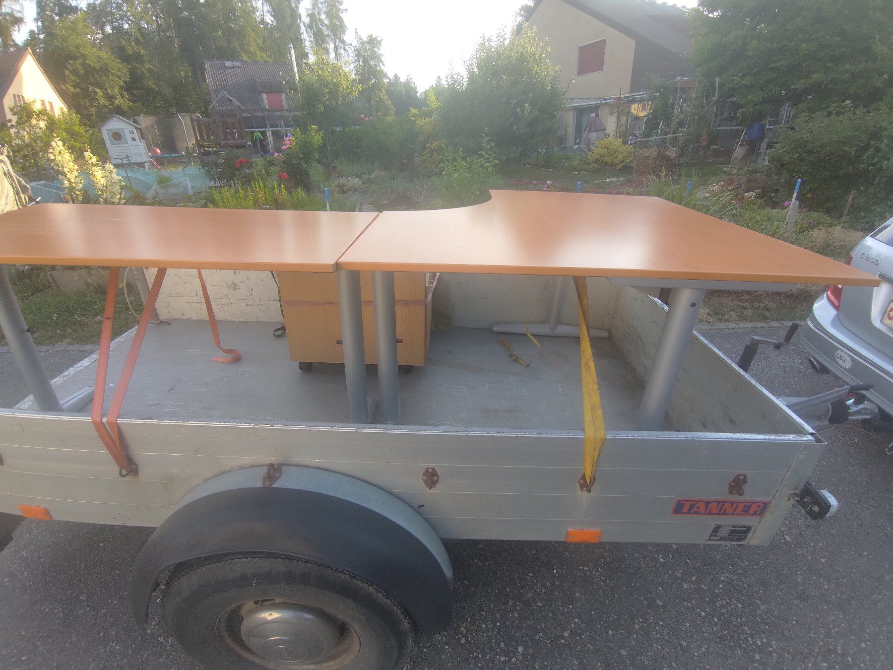 Scrivanie: Schreibtisch Buche Optik L-Form mit Schubladencontainer – Usato da Kräiligen venduto da Kuertu007 4