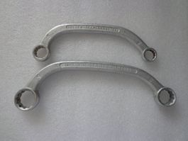 Ringschlüssel Belzer, Zoll, gebogen