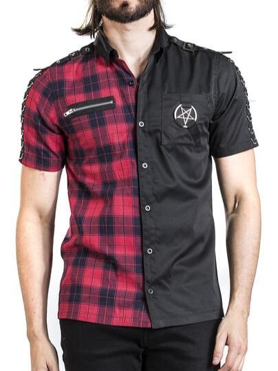 Camicie, T-shirt & Polo: JAWBREAKER split shirt pentagram cothic hemd  Grösse S – Usato da Niederweningen venduto da Obson