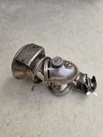 Karbid-Fahrradlampe antik aus Metall um 1920