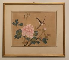 Antik Chinese Original Silk Painting