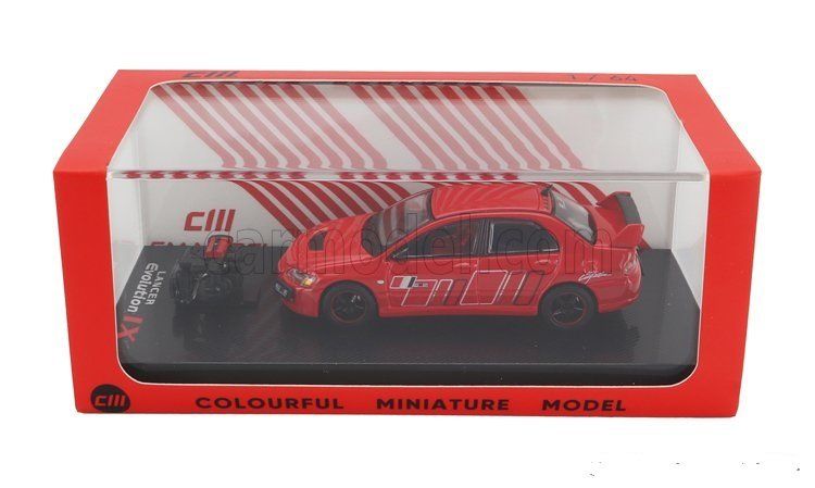 Mitsubishi Modellautos: LANCER EVO IX WITH ENGINE 2003 red 1/64 NEUHEIT – Neu und originalverpackt aus Oberrüti von tomluethi 2