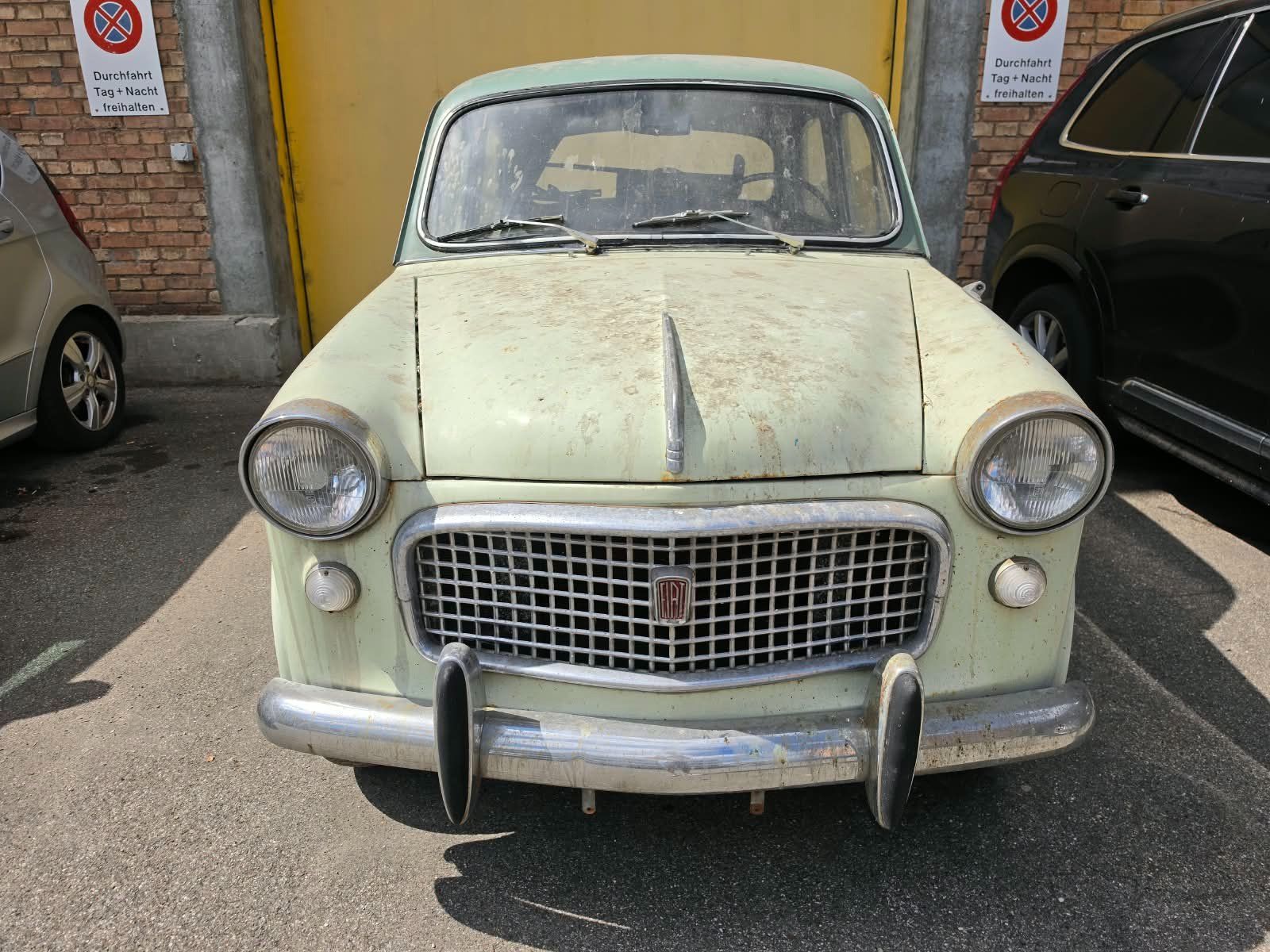 Fiat Automobili: Fiat 1100 Oldtimer 1959 Restaurationsobjekt – Usato da Allschwil venduto da MAS-Auto-Allschwil 1