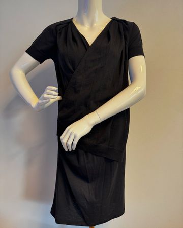 Vanessa Bruno Wickelkleid schwarz Gr. M