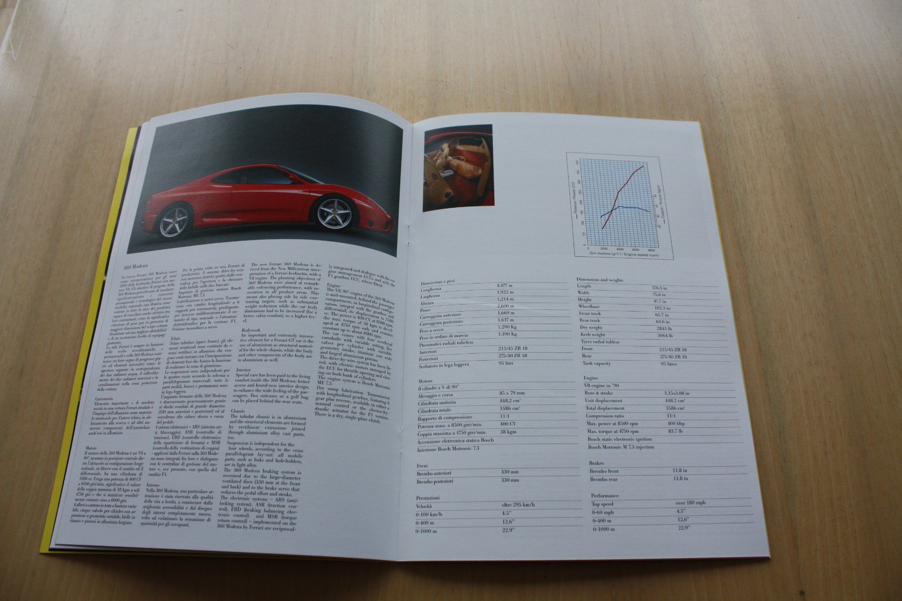 Ferrari Documenti: Ferrari - la Ferrari - Broschüre 1999 – Usato da Wikon venduto da erwin400 3
