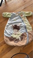 Babyschlafsack mit Ärmeln Esel Motiv. Sterntaler