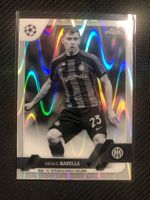 Topps Chrome Nicolo Barella Inter Mailand BW Raywave