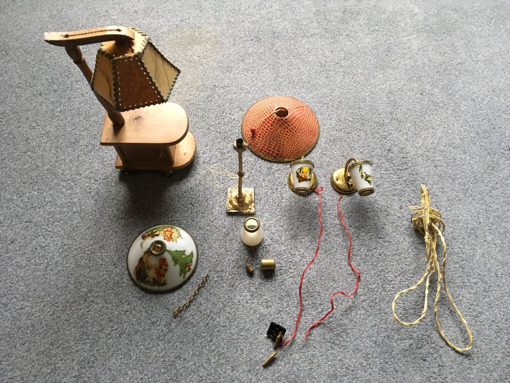 Toyvian Puppenhaus Kronleuchter - Miniatur Deckenlampe Für Puppenhäuser