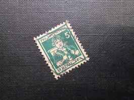CH ZNr 5 - Pro Juventute 1916 - Z CHF 10