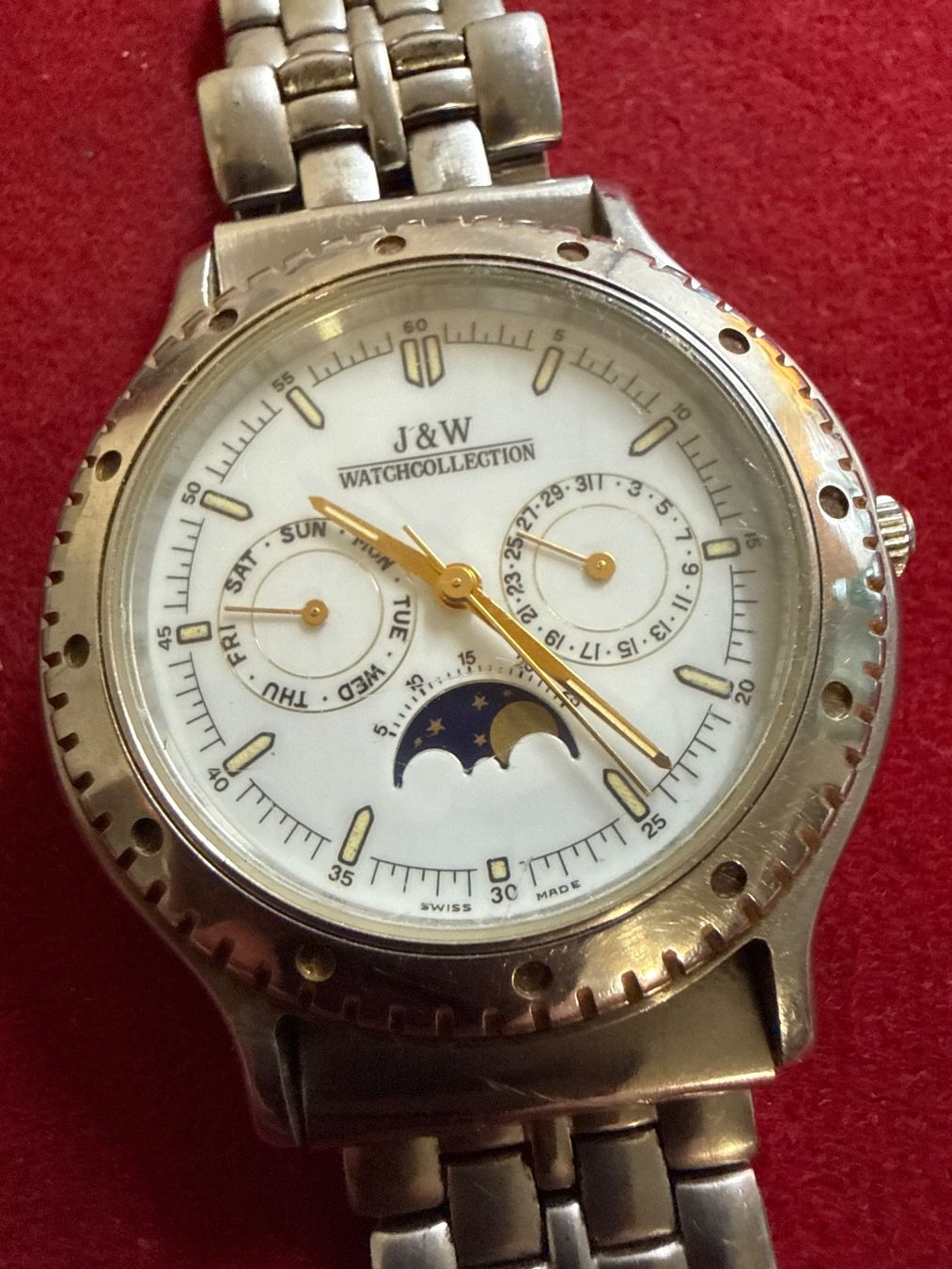 Orologi: J&W Mondphase 40 mm – Usato da Pfeffingen venduto da Allhandelklgwatches