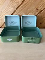 2 Fossil Blechdosen (Grün, Retro, Vintage, Aufbewahrung)
