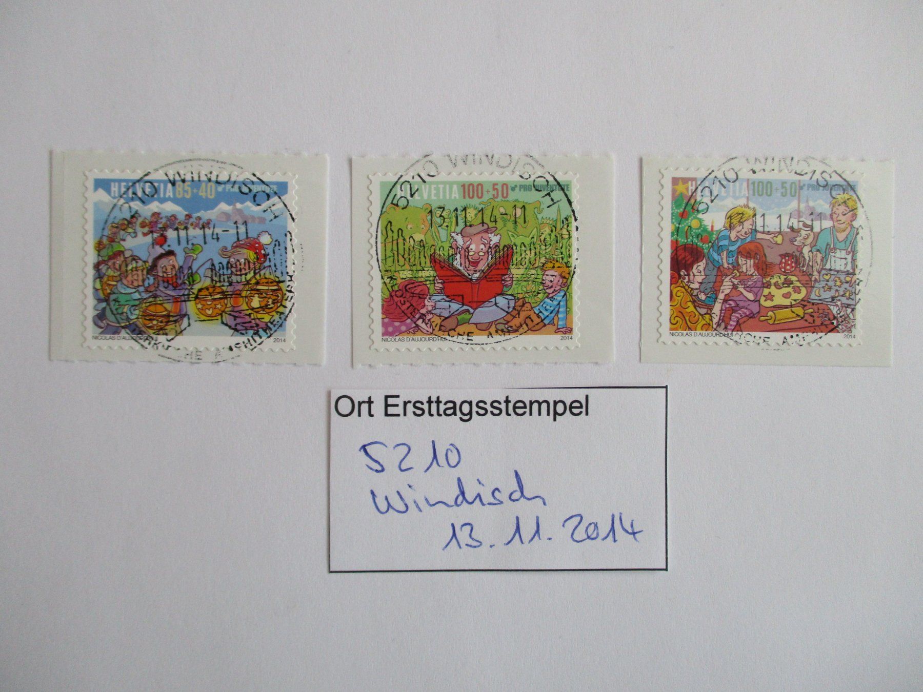 Tutti i francobolli: Voll Ort Ersttagsstempel aus 5210 Windisch – Usato da Langnau b. Reiden venduto da Aktuell88