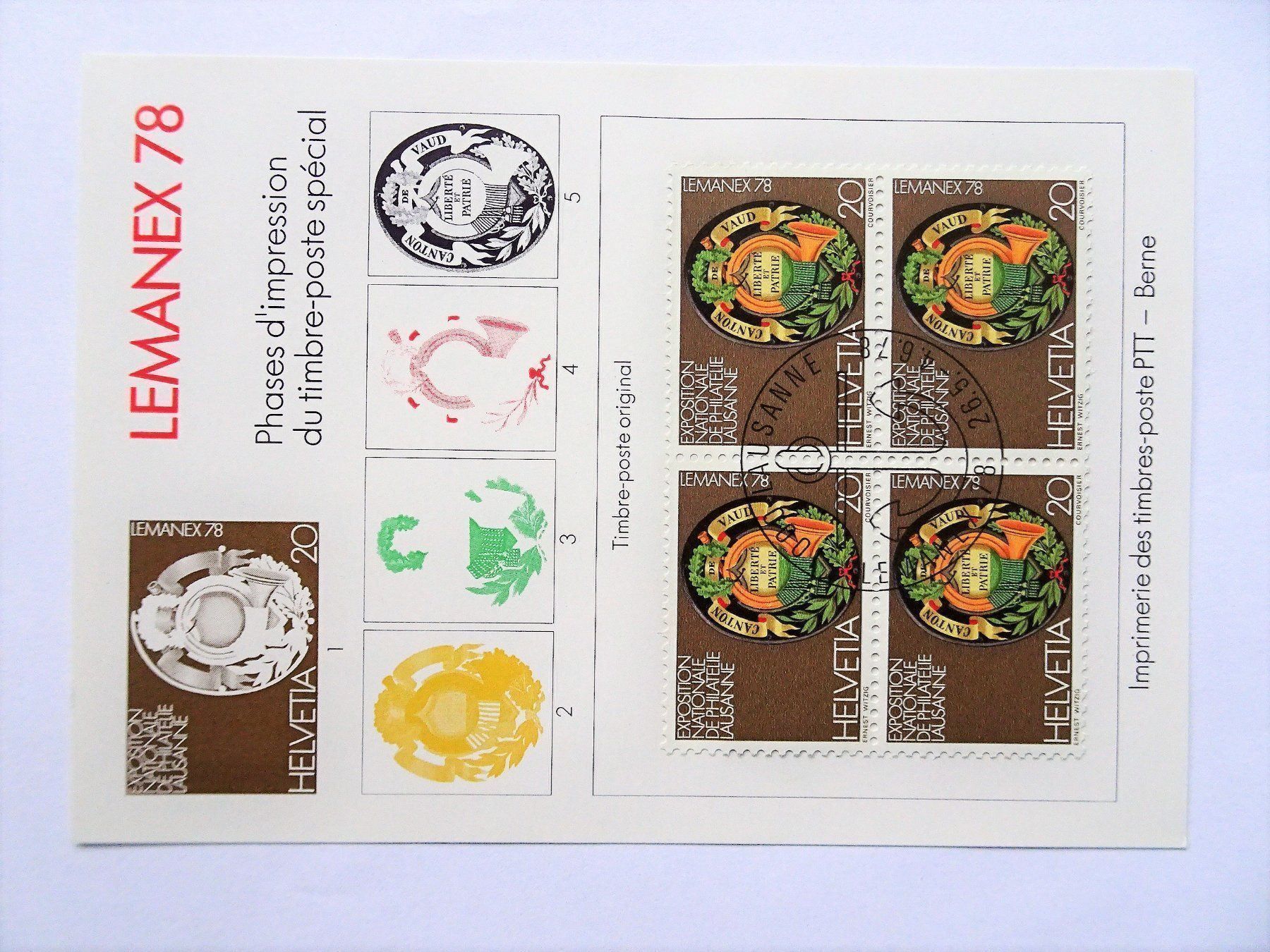 Alle Briefmarken: LEMANEX 1978 – Neu (gemäss Beschreibung) aus Aadorf von Chnorli-Furz