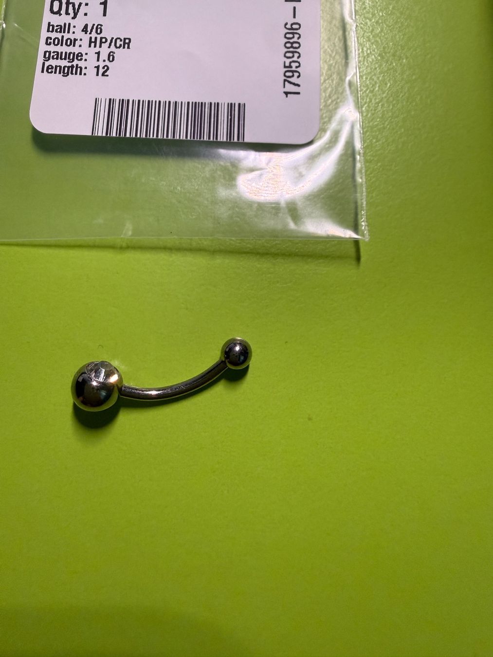 Bijoux piercing: Bauchnabelpiercing 12mm neu – Neuf avec emballage d'origine à Zufikon par SULMI02 3