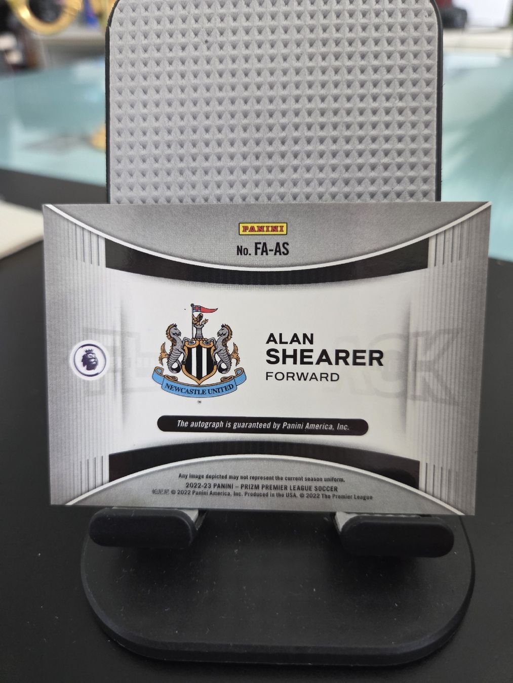 Panini Carte collezionabili: EPL Prizm 2022 Alan Shearer Auto – Usato da Frick venduto da JArc 1