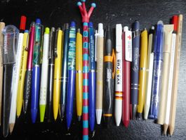25 St. alte diverse Kugelschreiber, Stifte, Marken, Reklame
