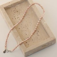 Necklace made of freshwaterpearls / Süsswasserperlen Kette