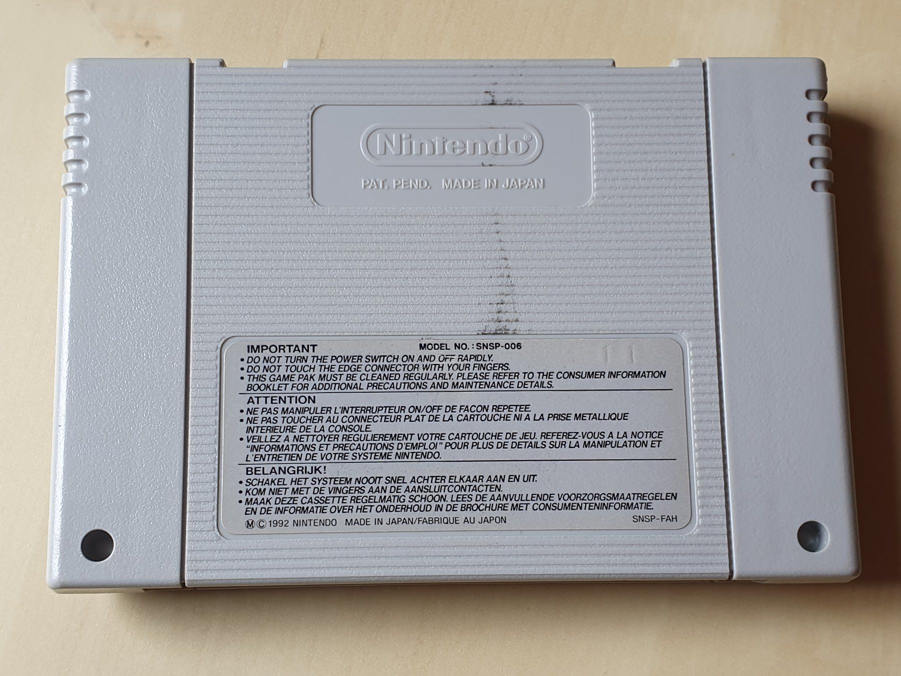 Nintendo Giochi: NHL 95 – Usato da Stansstad venduto da collectorsshop 1