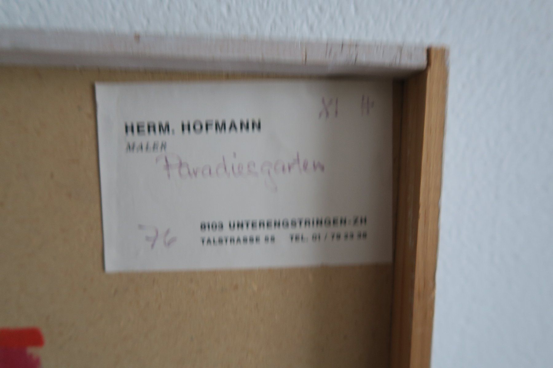 Dipinti: Hermann Hofmann 76 – Usato da Wädenswil venduto da Turusukko 4