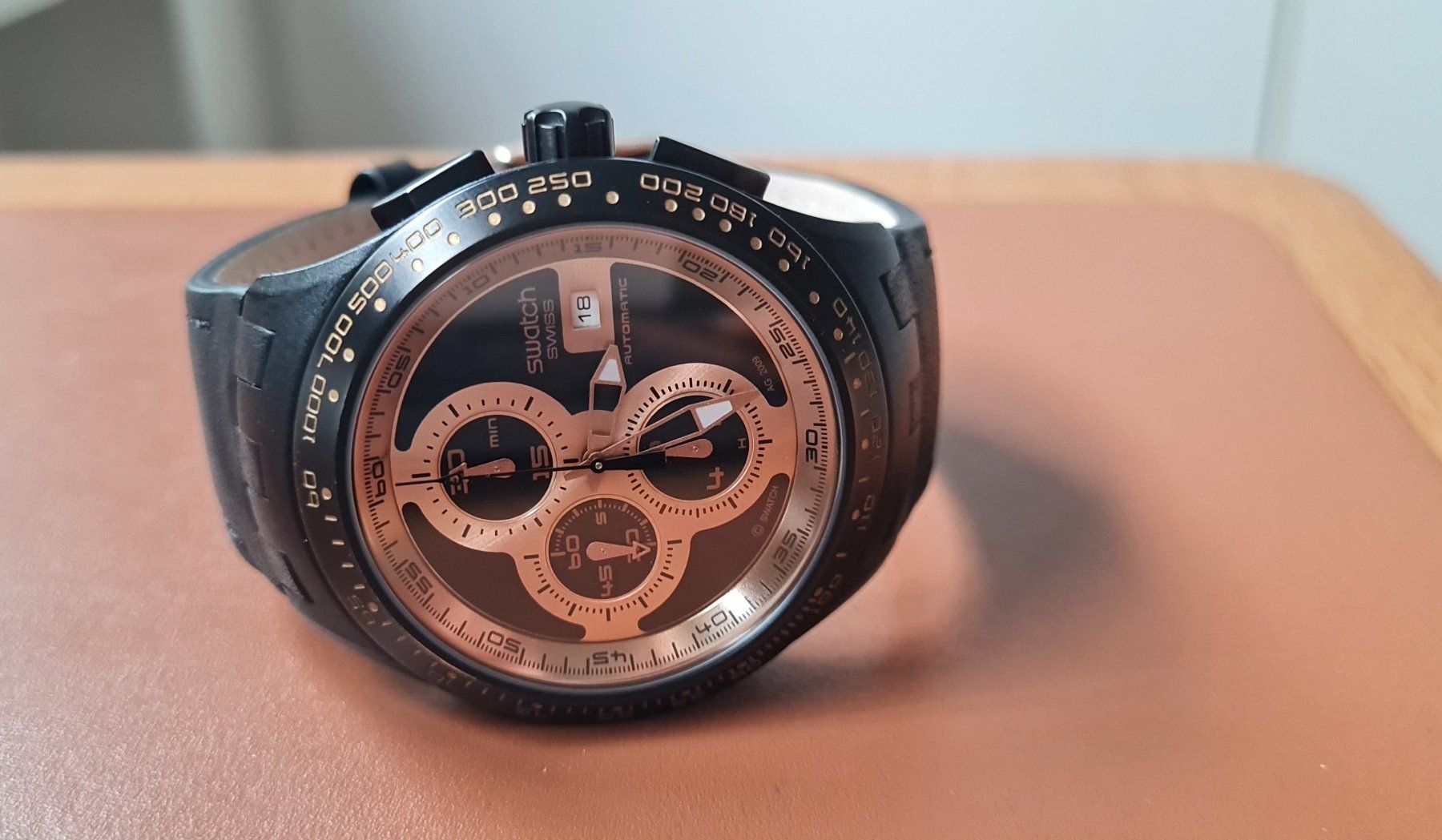 Swatch Orologi: Sammler!! Automatic Swatch Right Track Sunset 2010 – Usato da Aarberg venduto da 2nd_life_things 2
