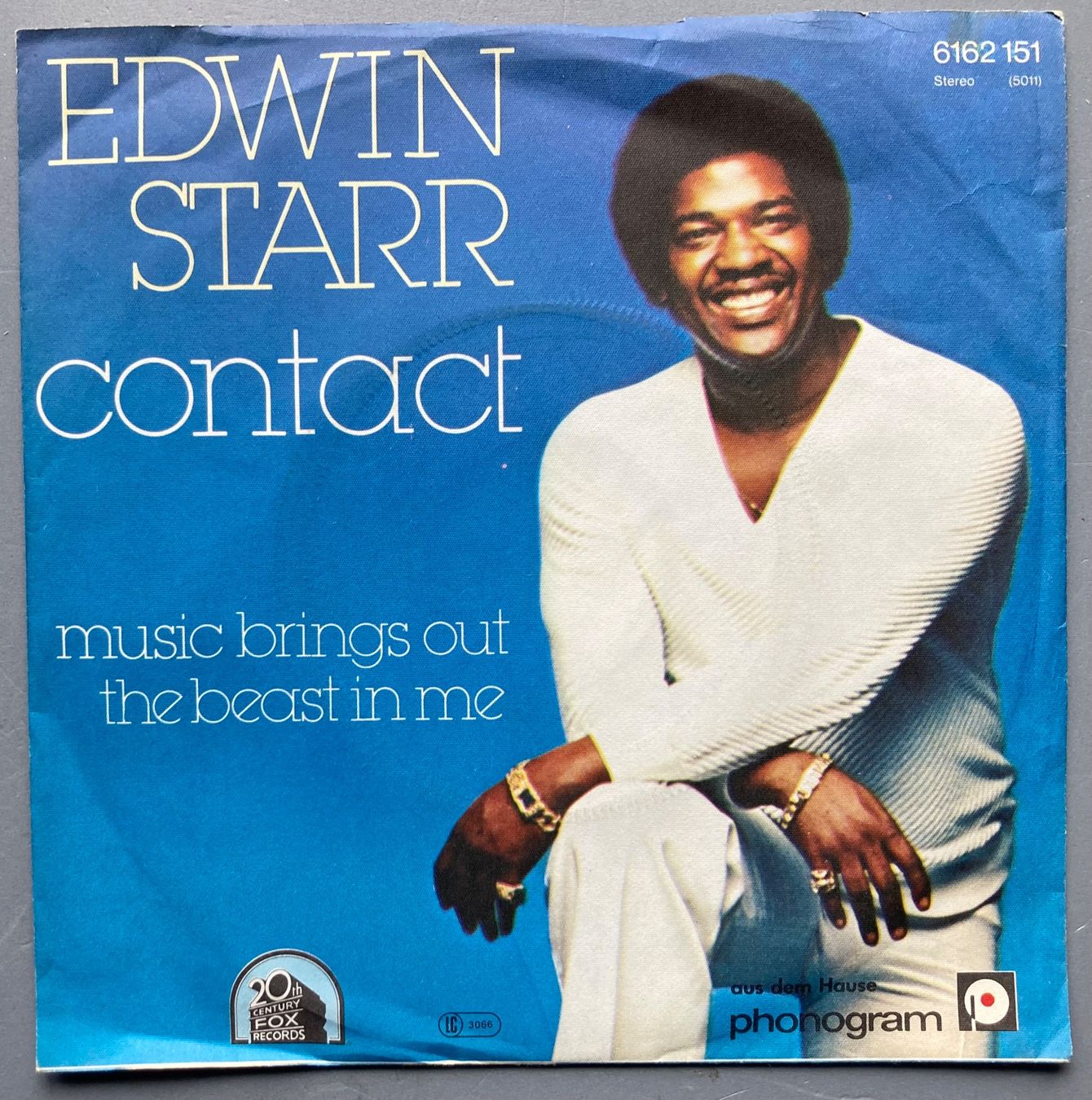 Vinyles: EDWIN STARR - CONTACT – D'occasion à Poliez-Pittet par Newtown-Records