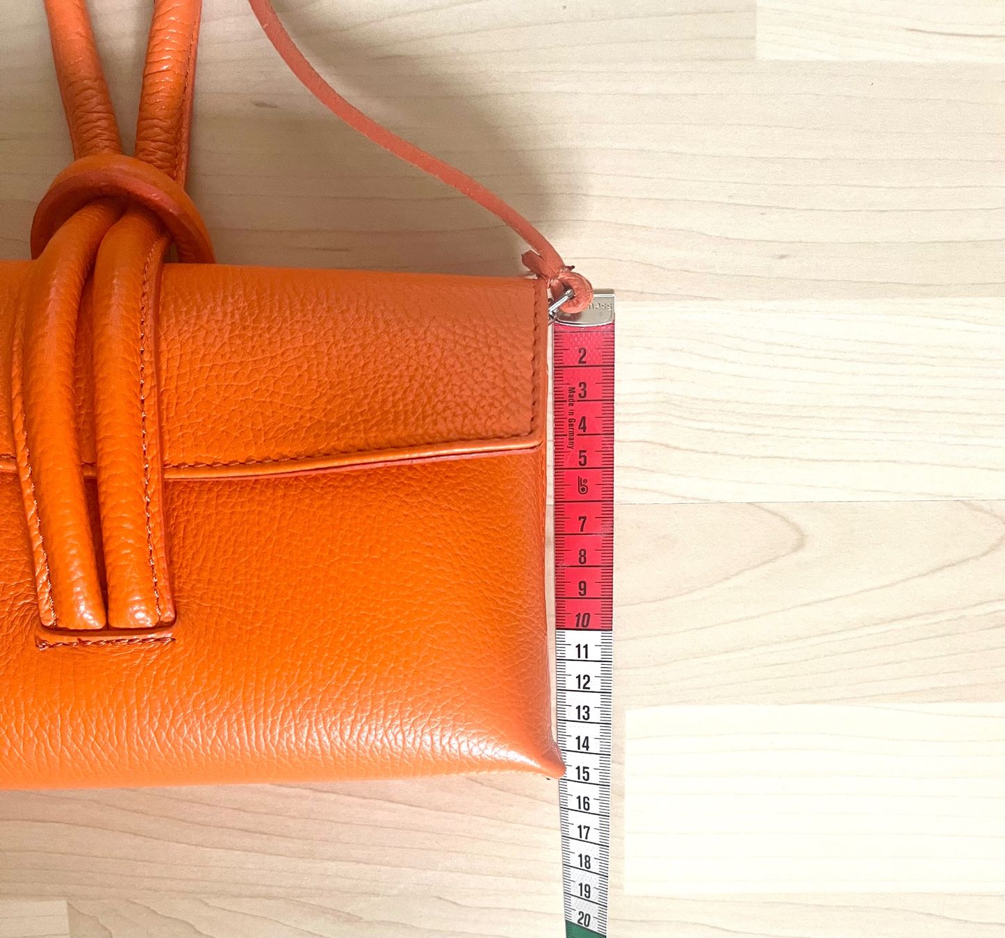 Taschen für Damen: NEU: kleine Ledertasche, orange mit Schlaufe – Neu (gemäss Beschreibung) aus Luzern von ellitussi 4