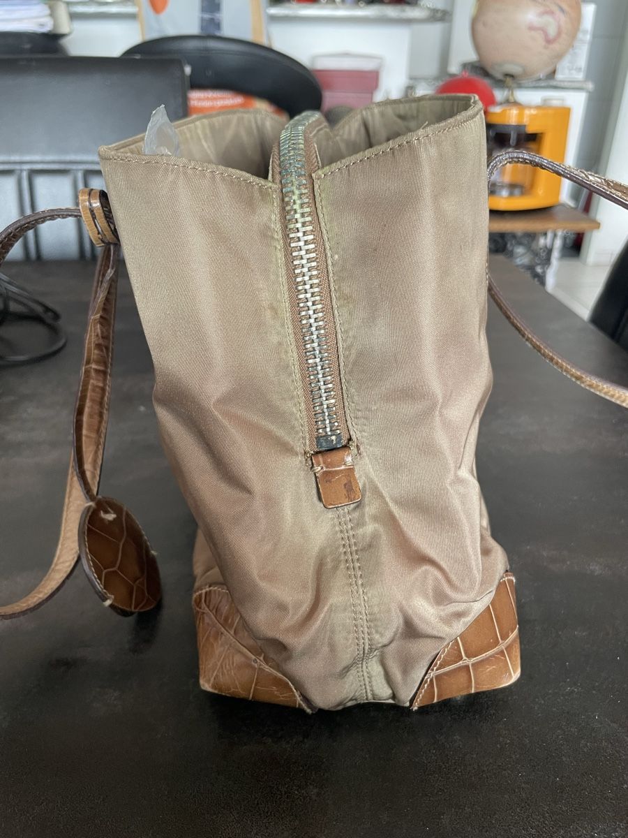 Prada Borse da donna: Sac à Main Prada Nylon Cuir – Usato da Vallamand venduto da Bricbracbroc82 2
