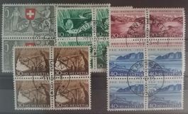 3941) B61-65, Pro Patria 1953, im 4-Block ET Kt. 175.-