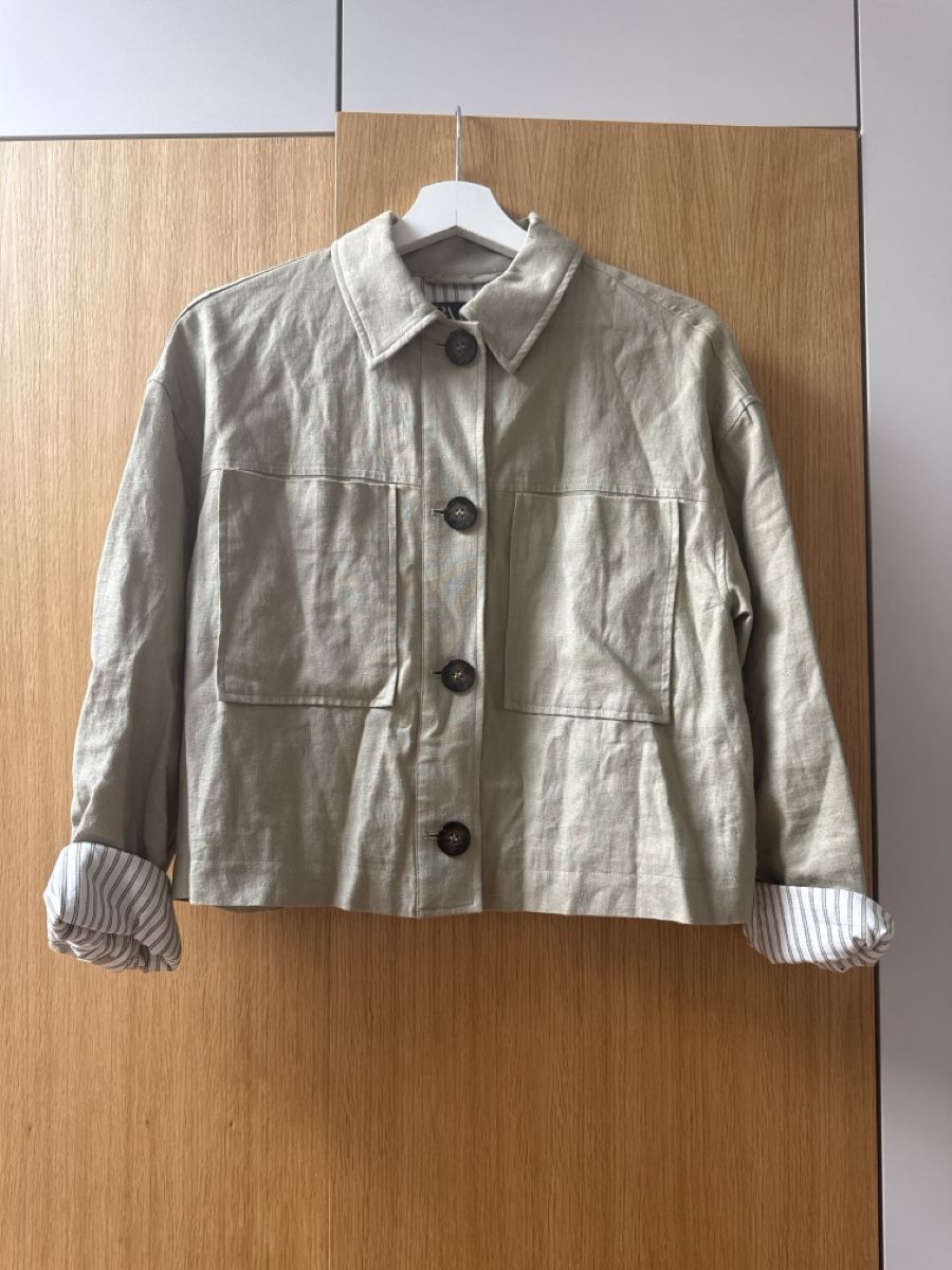 Zara Jacken: Cropped Zara Jacket - Linen Style – Gebraucht aus Zürich von bremetobias